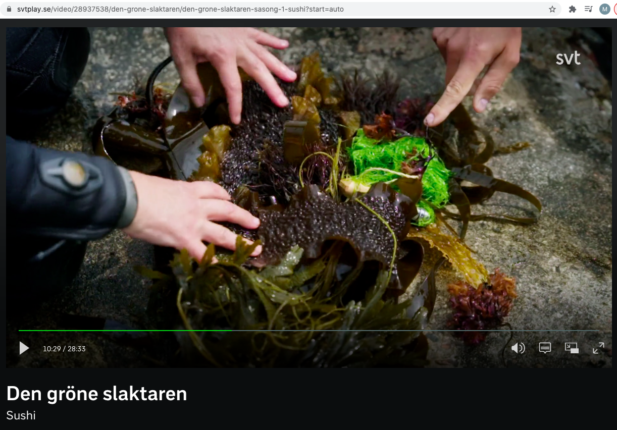 Svensk tång tävlar med japansk sushi